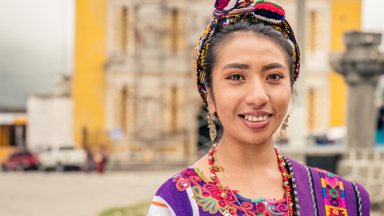 colombian woman indigenious dress